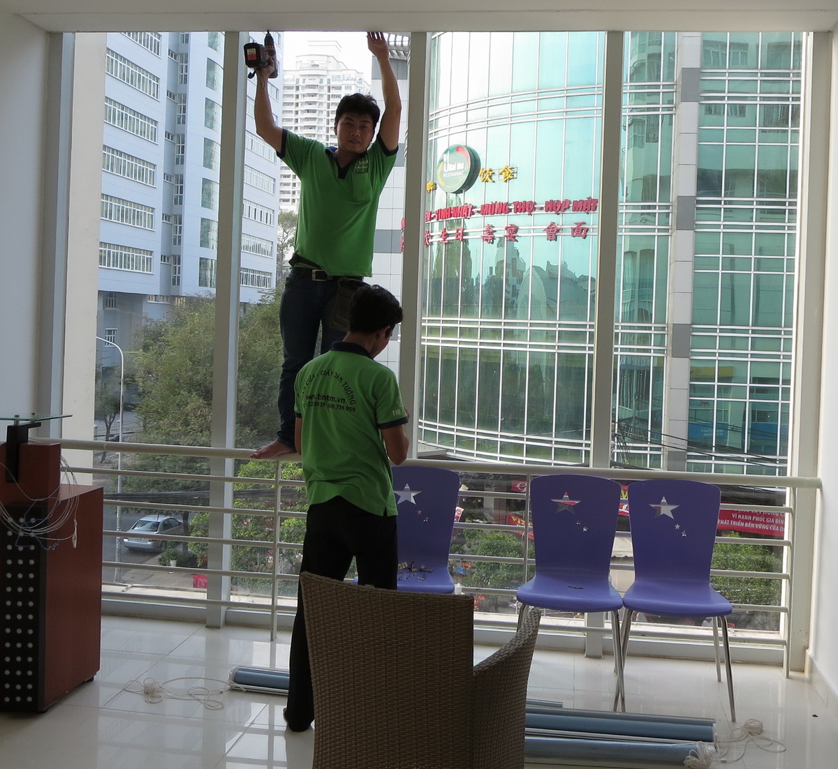 màn sáo cho tòa nhà cao ốc