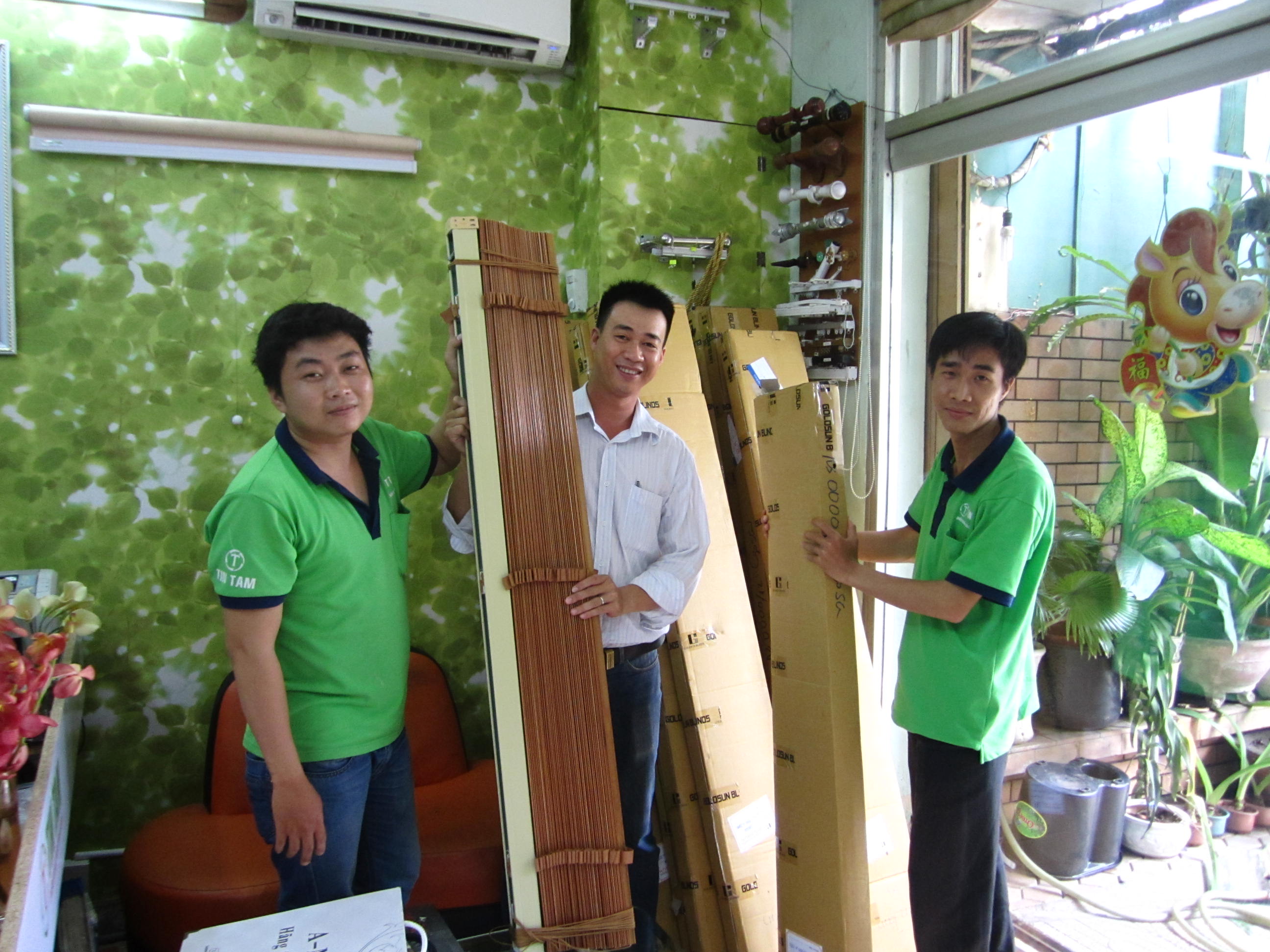 bộ màn sáo gỗ đẹp